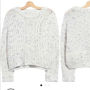 NEW Free People On Your Side Cropped Sweater